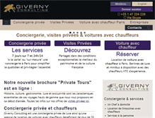 Tablet Screenshot of giverny-consulting.com